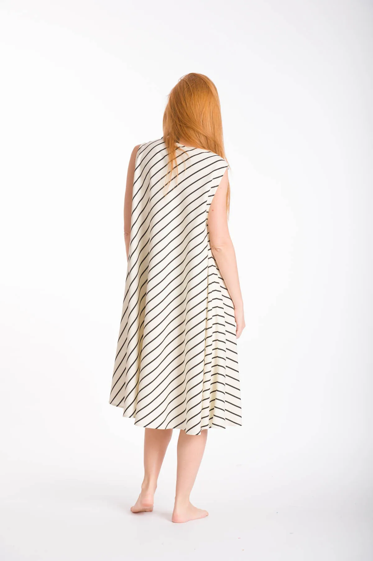 Φορεμα oval viscose - Εκρού φόρεμα παραλίας για καλοκαιρινές resort εμφανίσεις